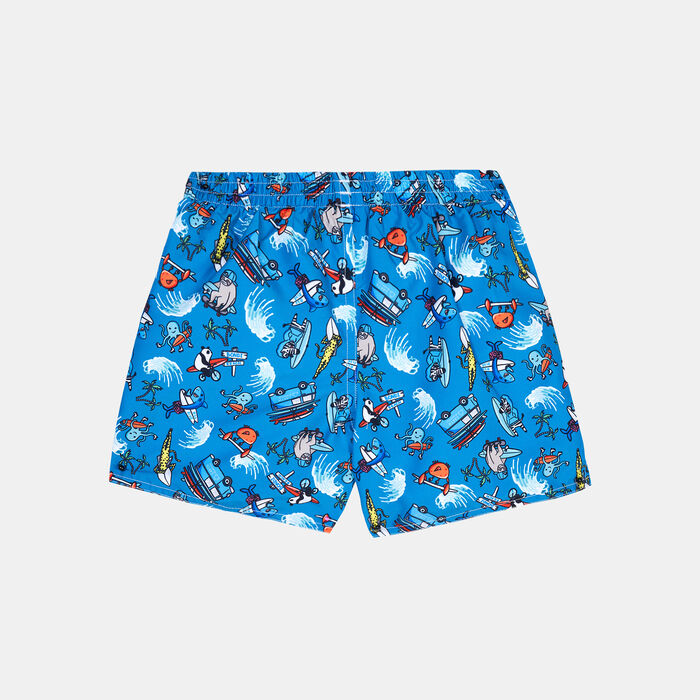 Speedo Kids' Digital Allover Swimming Shorts Green Speedo Kids' Digital Allover Swimming Shorts Green image number 1