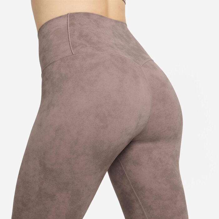 Nike Women's Zenvy Tie-Dye Gentle-Support Leggings Pink Nike Women's Zenvy Tie-Dye Gentle-Support Leggings Pink image number 5