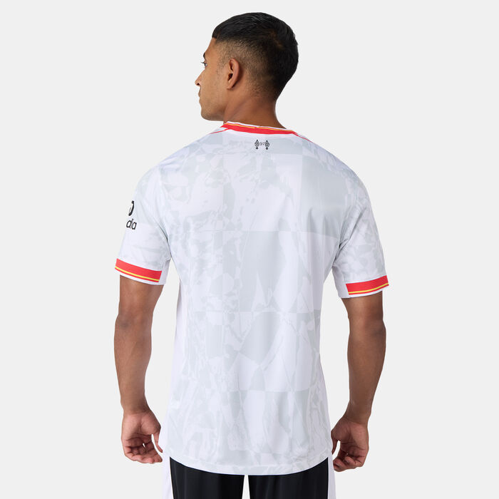 Nike Men's Liverpool 24/25 Third Replica Football Jersey White Nike Men's Liverpool 24/25 Third Replica Football Jersey White image number 1