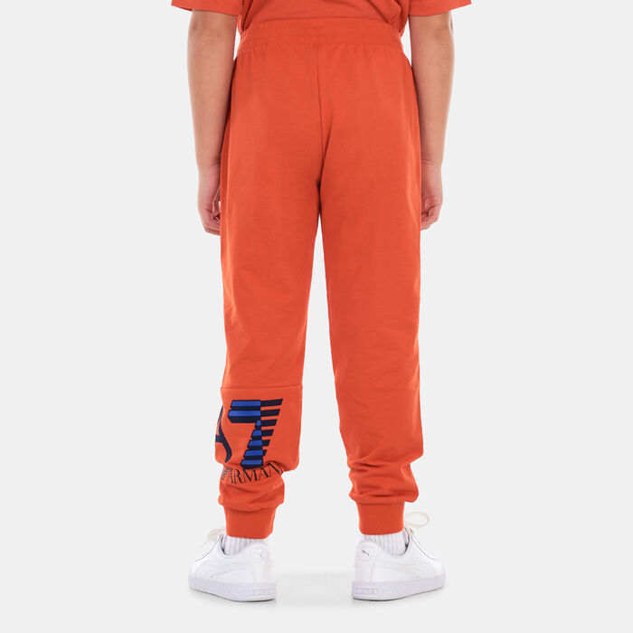 EA7 Emporio Armani Kids' Logo Track Pants Orange EA7 Emporio Armani Kids' Logo Track Pants Orange image number 1