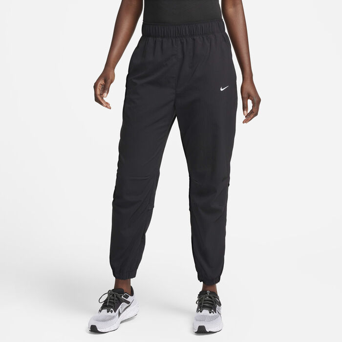 Nike Women's Dri-FIT Fast Mid-Rise Warm-Up Running Trousers Black Nike Women's Dri-FIT Fast Mid-Rise Warm-Up Running Trousers Black image number 0