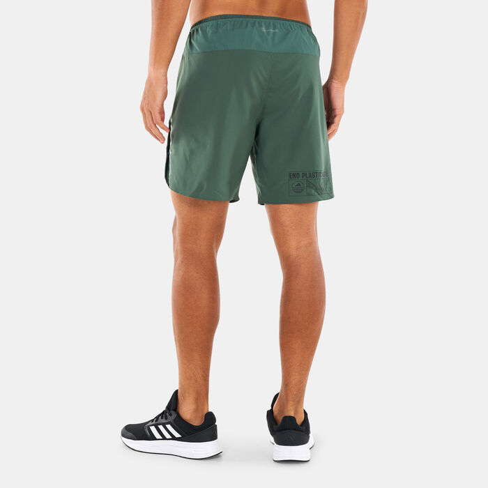 adidas Men's Designed for Running for the Oceans Shorts Green adidas Men's Designed for Running for the Oceans Shorts Green image number 1