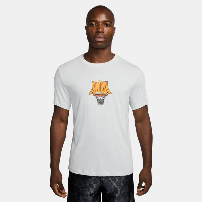 Nike Men's Dri-FIT Basketball T-Shirt White image number 0