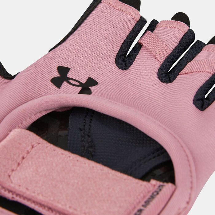 Under Armour Women's UA Training Gloves Pink Under Armour Women's UA Training Gloves Pink image number 2