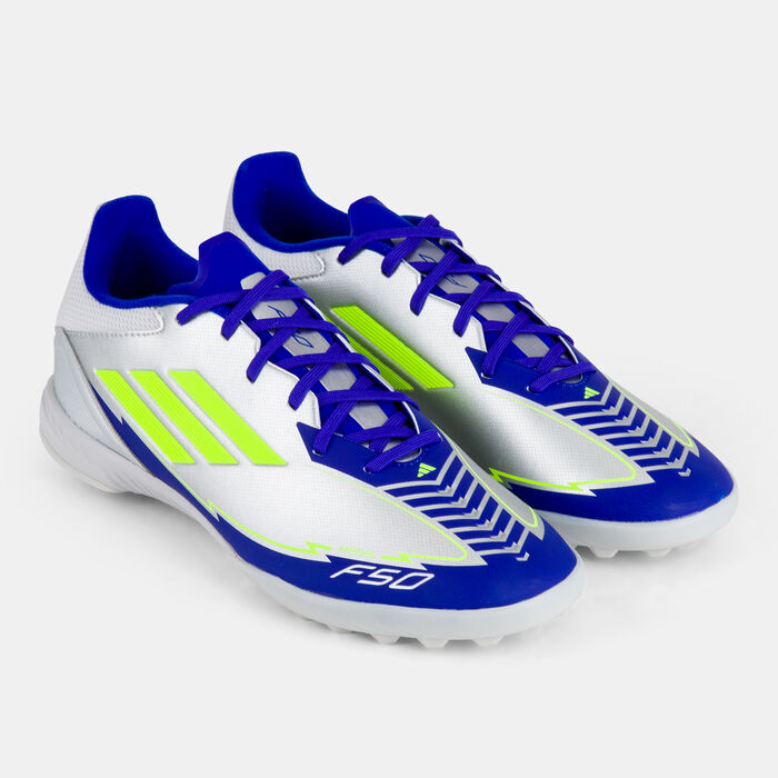 adidas F50 League Messi Turf Ground Football Shoes yellow adidas F50 League Messi Turf Ground Football Shoes yellow image number 1
