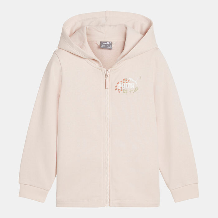 PUMA Kids' Essential+ Full-Zip Hoodie Blue image number 0