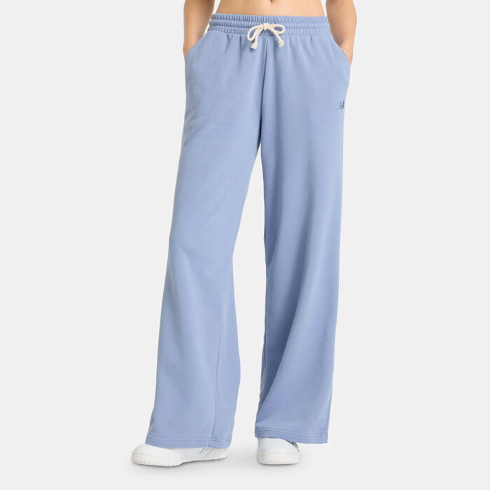New Balance Women's Coastal Fleece Pants Blue image number 0