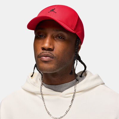Jordan Rise Structured Metal Logo Cap Red