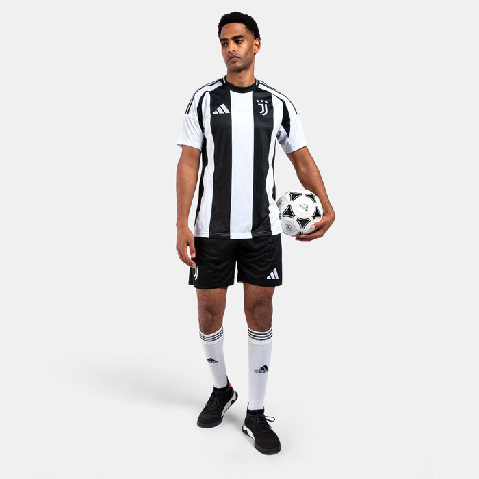 adidas Men's Juventus Home Football Jersey - 2024/25 White adidas Men's Juventus Home Football Jersey - 2024/25 White image number 2