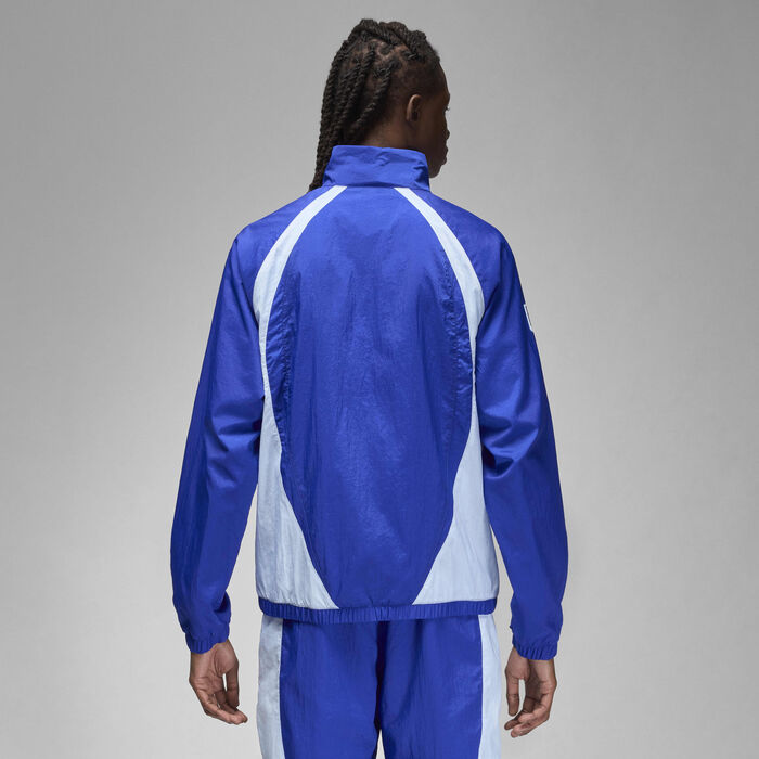 Jordan Men's JAM x Fédération Française de Basketball Sport Warm-Up Jacket Blue Jordan Men's JAM x Fédération Française de Basketball Sport Warm-Up Jacket Blue image number 1