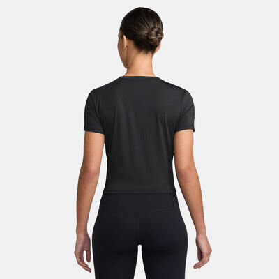 Nike Women's One Classic Twist Training T-Shirt Black