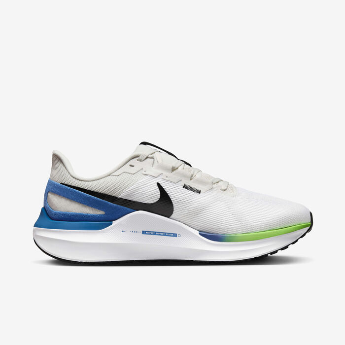 Nike Men's Structure 25 Road Running Shoes White image number 2