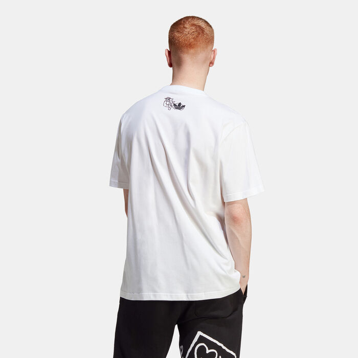 adidas Originals Men's Graphics Hack the Elite T-Shirt Black adidas Originals Men's Graphics Hack the Elite T-Shirt Black image number 1