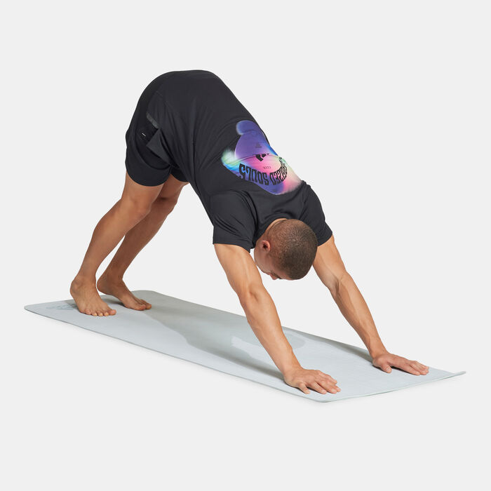 adidas Men's Yoga T-Shirt Black adidas Men's Yoga T-Shirt Black image number 2