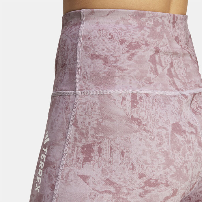 adidas Women's Terrex Printed Leggings yellow image number 4