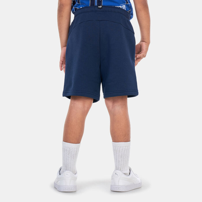 PUMA Kids' Essentials+ Logo Lab Shorts Blue image number 1