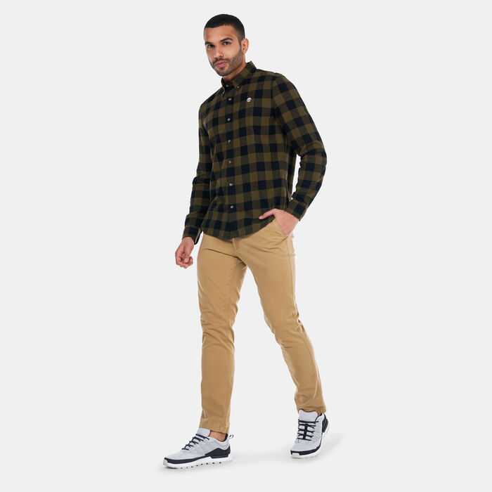 Timberland Men's Mascoma River Solucell Slim Shirt Green Timberland Men's Mascoma River Solucell Slim Shirt Green image number 2