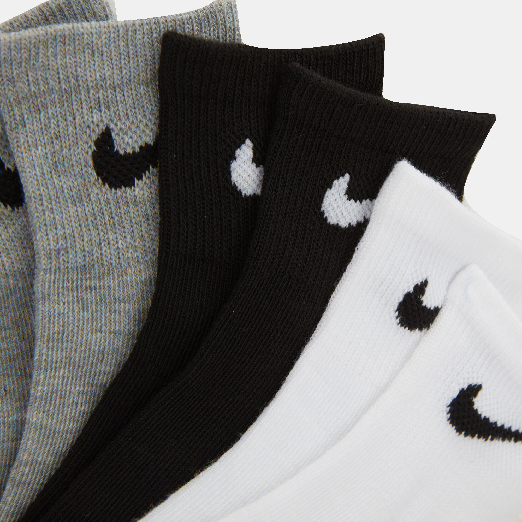 Kids NHN Basic Quarter Socks 3 Pack Grey Nike in KSA SSS