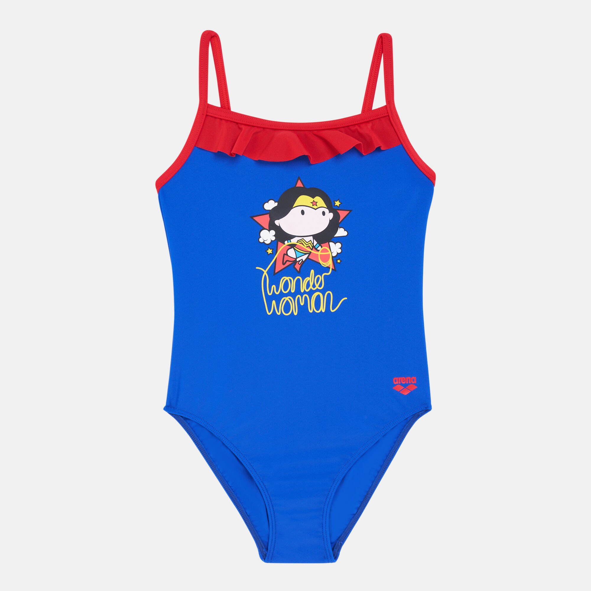 Buy Arena Kids Wonder Woman Rouche Kids One Piece Swimming Suit