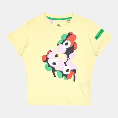 adidas Kids' Marimekko Graphic T-Shirt yellow adidas Kids' Marimekko Graphic T-Shirt yellow