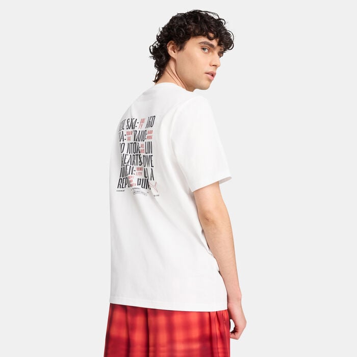 PUMA Men's RTU Values Graphic T-Shirt White PUMA Men's RTU Values Graphic T-Shirt White image number 1