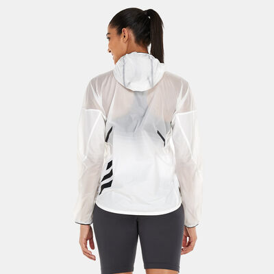 adidas Women's Terrex Agravic Windweave Wind Jacket White adidas Women's Terrex Agravic Windweave Wind Jacket White