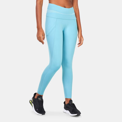 PUMA Women's Fashion Luxe ellaVATE Training Leggings Blue