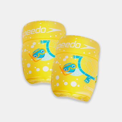 Speedo Kids' Printed Roll Up Armbands yellow