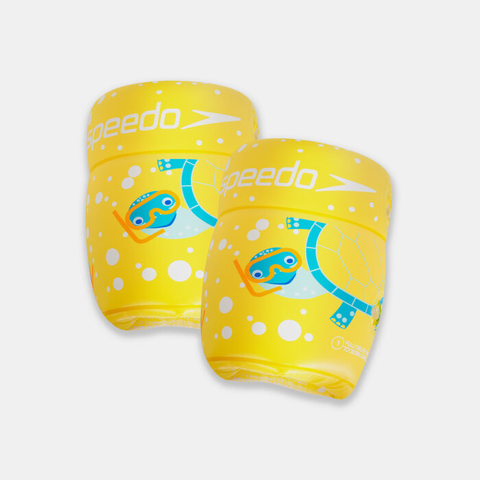 Speedo Kids' Printed Roll Up Armbands yellow image number 0