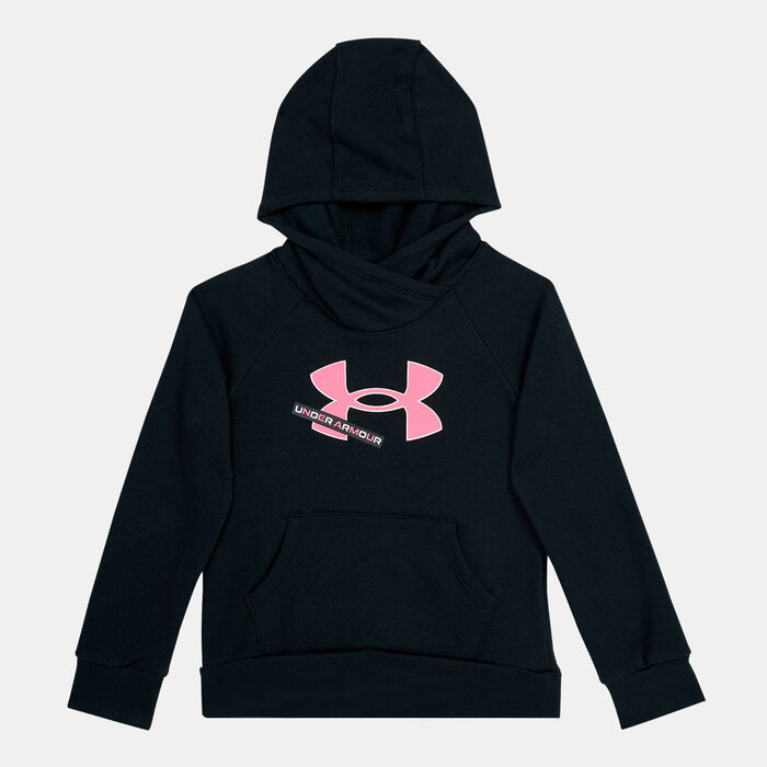 Under Armour Kids' Rival Fleece Logo Hoodie Black Under Armour Kids' Rival Fleece Logo Hoodie Black image number 0