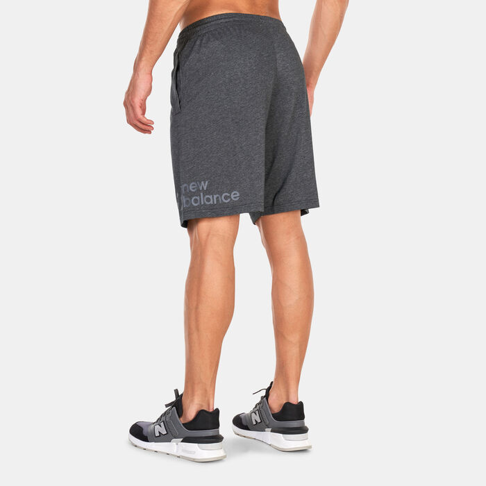 New Balance Men's Heathertech Shorts Grey New Balance Men's Heathertech Shorts Grey image number 1