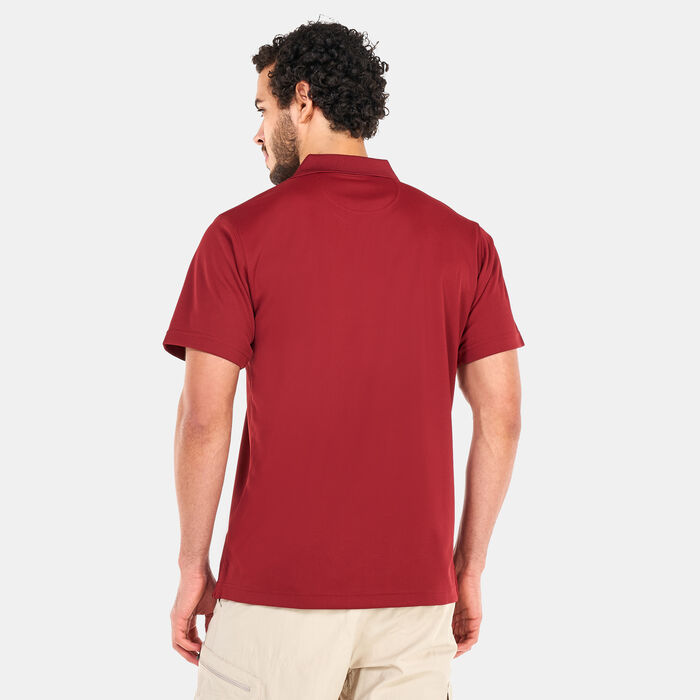 Columbia Men's Utilizer™ Polo T-Shirt Red Columbia Men's Utilizer™ Polo T-Shirt Red image number 1