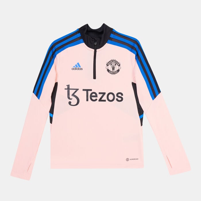 adidas Kids' Manchester United Condivo 22 Training Top Pink adidas Kids' Manchester United Condivo 22 Training Top Pink image number 0