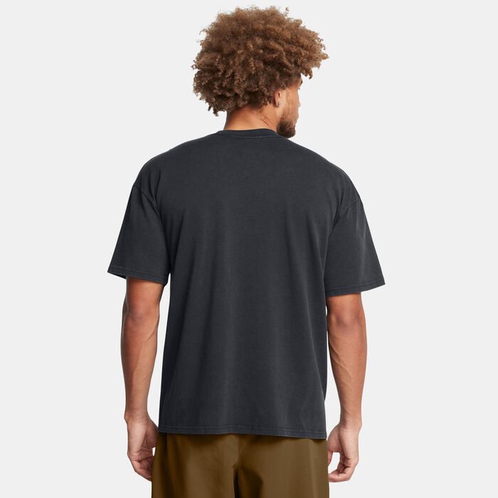 Under Armour Men's Heavyweight Logo T-Shirt Black image number 3