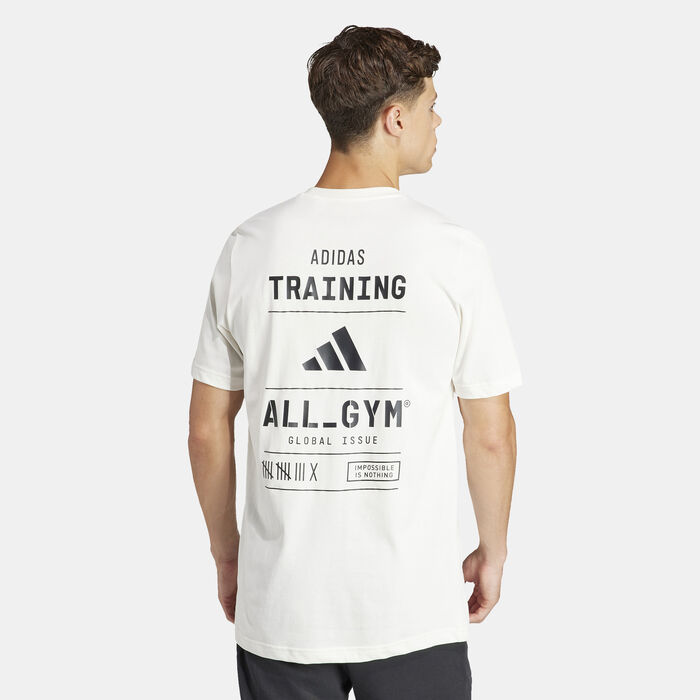 adidas Men's AEROREADY All-Gym Training T-Shirt Green adidas Men's AEROREADY All-Gym Training T-Shirt Green image number 1