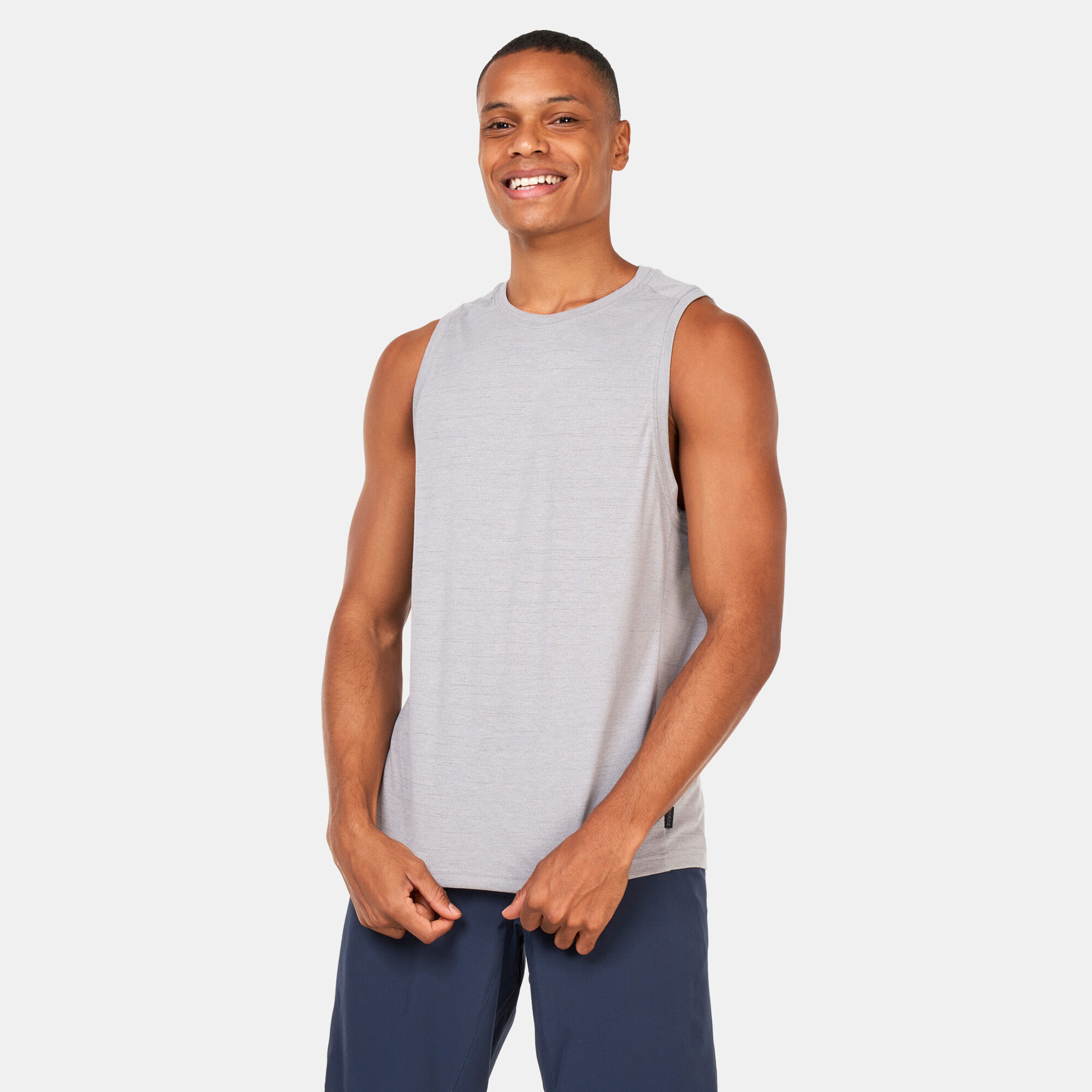 Men s Prospect Heights Tank Top Grey prAna in KSA SSS