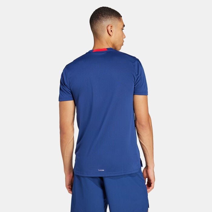 adidas Men's D4T Legacy Training T-Shirt Blue adidas Men's D4T Legacy Training T-Shirt Blue image number 1