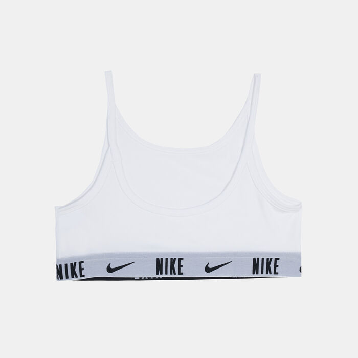 Nike Kids' Trophy Sports Bra (Older Kids) White image number 1
