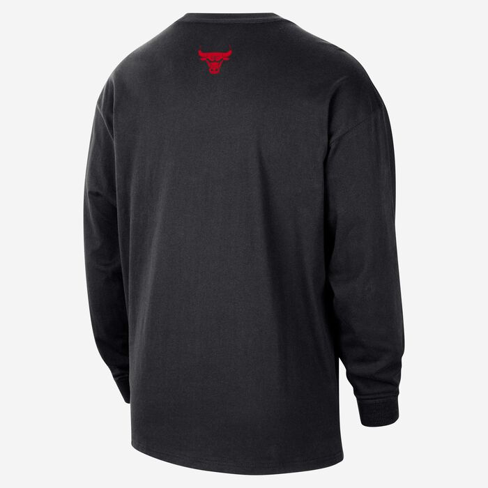 Nike Men's NBA Chciago Bulls Essential T-Shirt Black Nike Men's NBA Chciago Bulls Essential T-Shirt Black image number 1