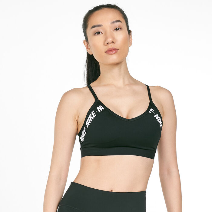 Nike Women's Indy Logo Sports Bra Black image number 0