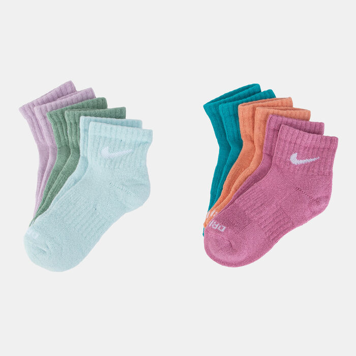 Nike Kids' Dri-FIT Performance Basics Ankle Socks (6 Pairs) Multi-Color Nike Kids' Dri-FIT Performance Basics Ankle Socks (6 Pairs) Multi-Color image number 0