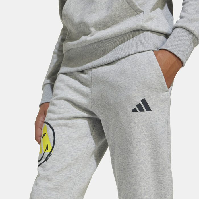 adidas Kids' Smileyworld Joggers Grey adidas Kids' Smileyworld Joggers Grey image number 3