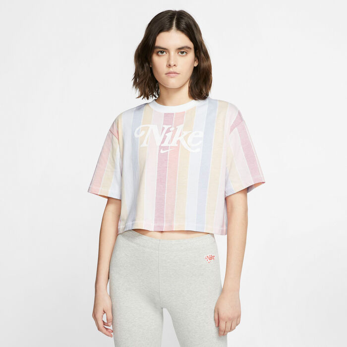 Nike Women's Sportswear Retro Crop Top White Nike Women's Sportswear Retro Crop Top White image number 0