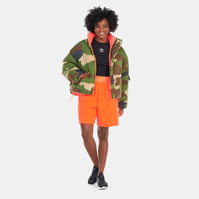 adidas Originals Women's Light Nylon Puffer Jacket Multi-Color adidas Originals Women's Light Nylon Puffer Jacket Multi-Color image number 2