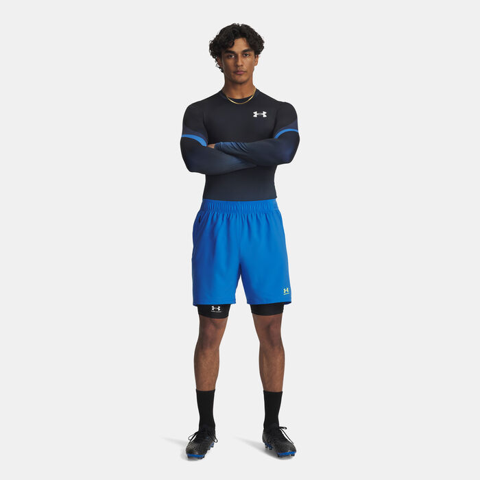 Under Armour Men's HeatGear Sublimated Training T-Shirt Blue Under Armour Men's HeatGear Sublimated Training T-Shirt Blue image number 2
