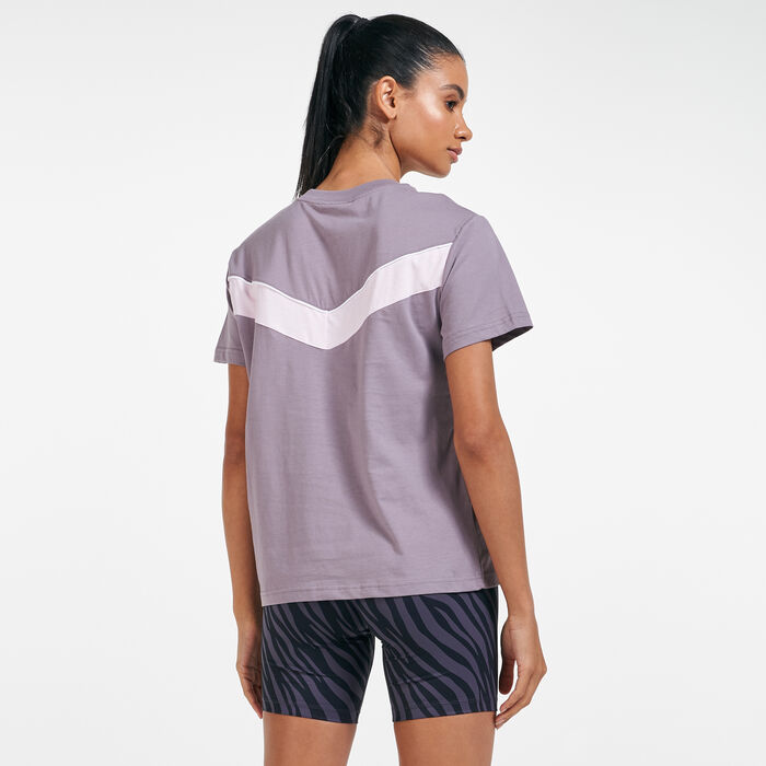 Nike Women's Sportswear Heritage T-Shirt Purple image number 1