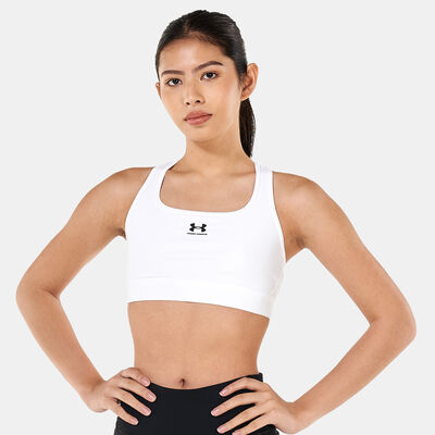Under Armour Women's Mid-Support Training Sports Bra White