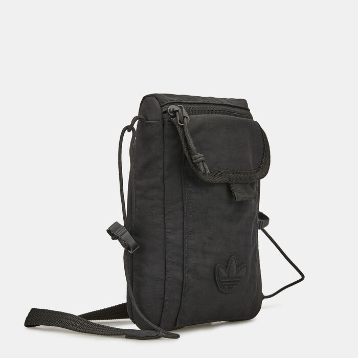 adidas Originals Men's Adventure Flap Bag Black adidas Originals Men's Adventure Flap Bag Black image number 2