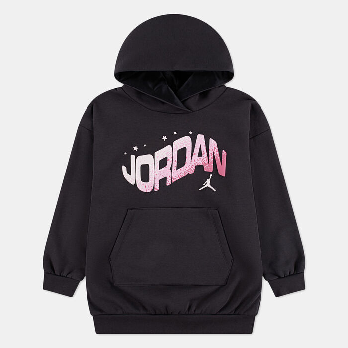 Nike Kids' Jumpman Satin Club Hoodie Black Nike Kids' Jumpman Satin Club Hoodie Black image number 0