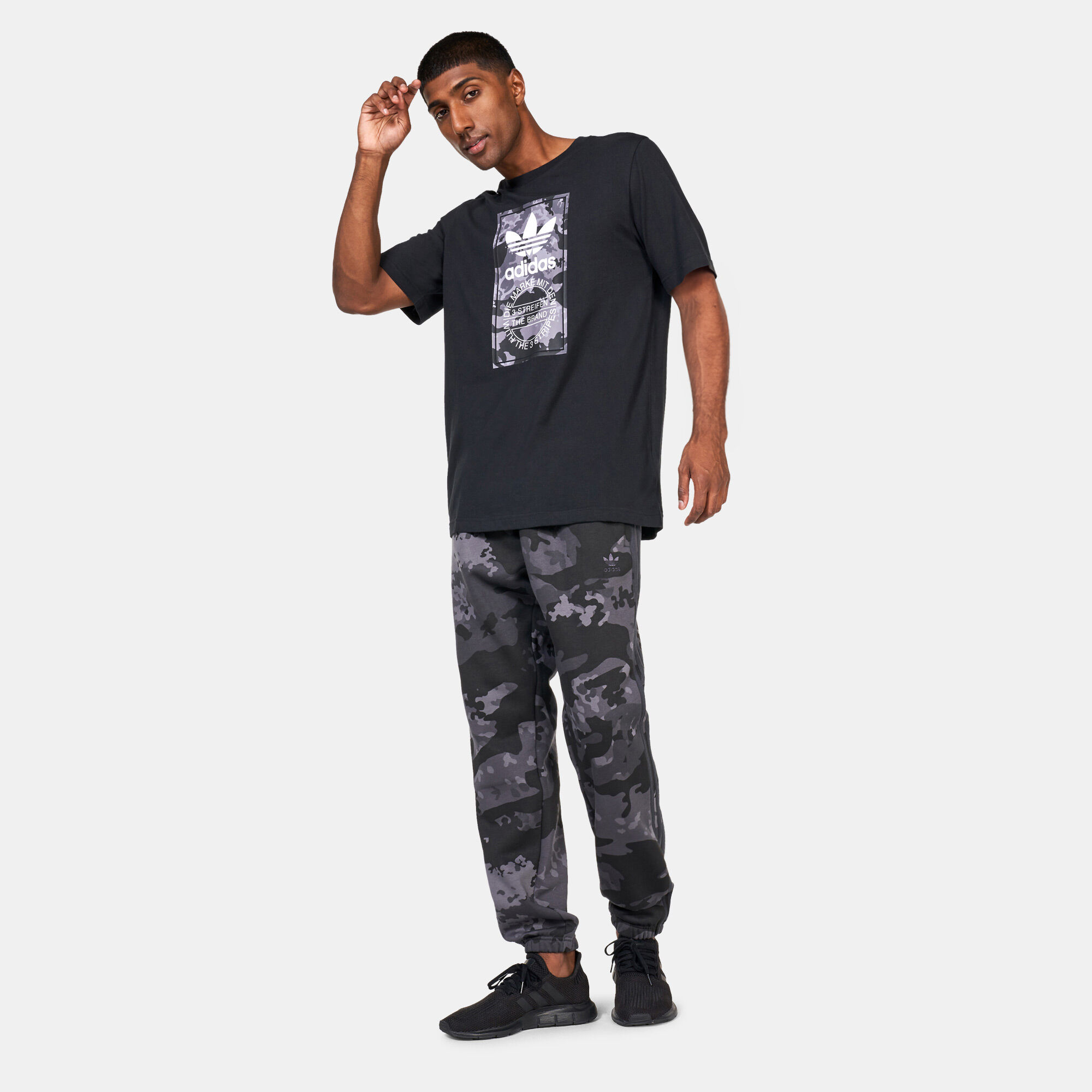 Men s Graphics Camo Tongue Label T Shirt Black adidas Originals in KSA SSS